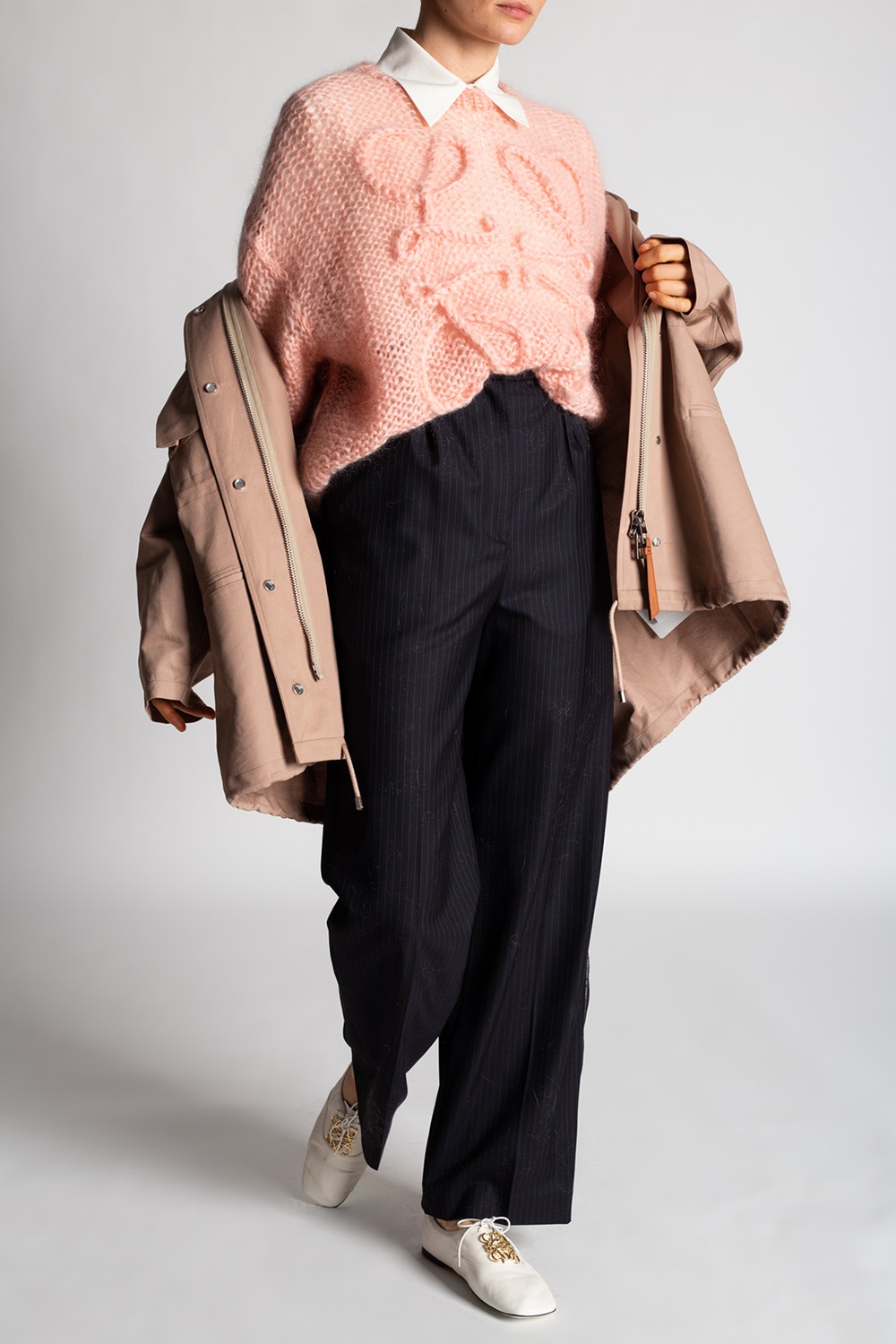 【25AW NEW】LOEWE_women / コットン混紡 ツイストトップス /2色 楽天市場】【半額クーポン対象】ニットカーディガン 選べる2type